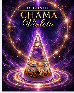Orgonite Chama Violeta Transmutadora