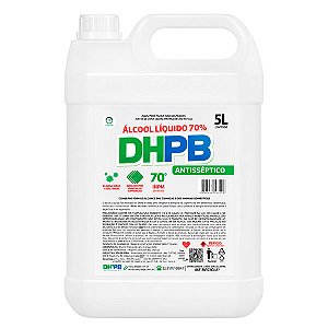 Álcool Líquido 70° INPM Antisséptico DHPB 5L