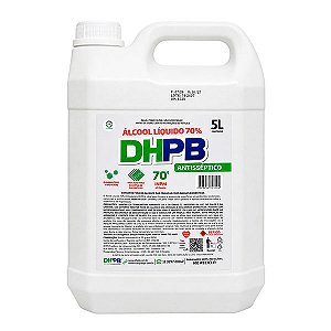 Álcool Líquido 70° INPM Antisséptico DHPB 5L