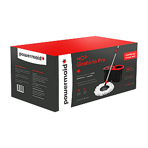 Balde e MOP Giratório Pro Powermaid 1un