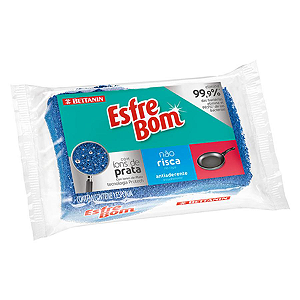 Esponja Antiaderente Não Risca Esfrebom Ref.: 456 1un