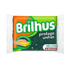 Esponja Dupla Face Protege Unhas Brilhus 1un