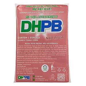 Esponja Antiaderente Não Risca DHPB 110x75mm 1un