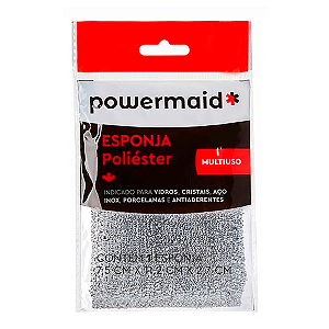 Esponja de Poliéster Multiuso Powermaid 1un