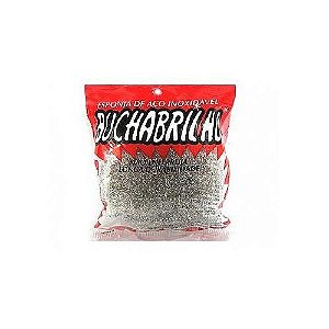 Esponja de Aço Inoxidável Bucha Brilho 1un