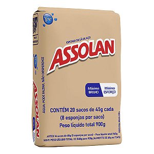 Esponja de Aço Assolan 20x8
