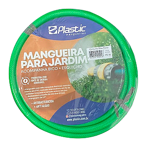 Mangueira Trançada Color Plastic 15m