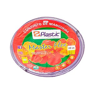 Mangueira Trançada Cristal Plastic 20m