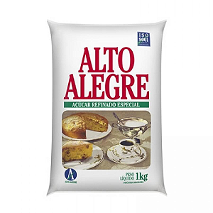 Açúcar Refinado Alto Alegre 1kg
