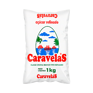 Açúcar Refinado Caravelas 1kg