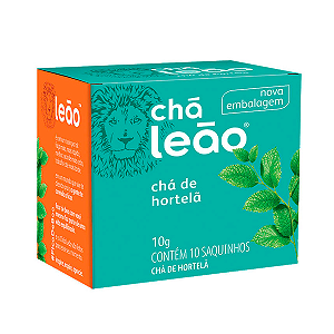 Chá Leão Hortelã c/10 saquinhos
