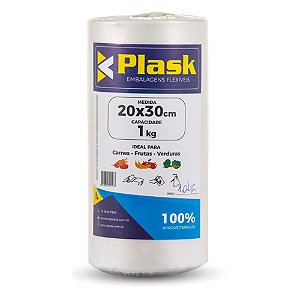 Bobina Picotada 20x30cm Plask 1un