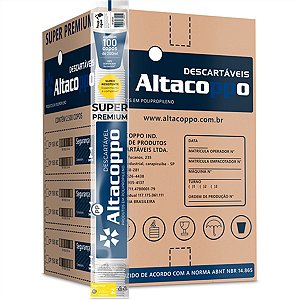 (CAIXA) Copo Descartavel Altacoppo 200ml Branco c/2.500un