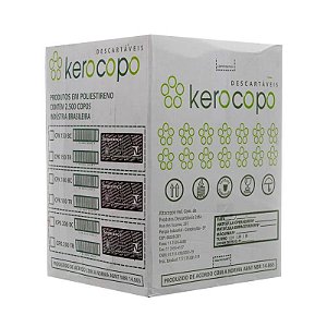 (CAIXA) Copo Descartavel Kerocopo 180ml Transparente c/2.500un