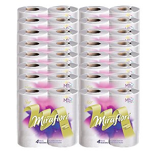 (FARDO) Papel Higiênico Folha Dupla Mirafiori 16x4 de 30m