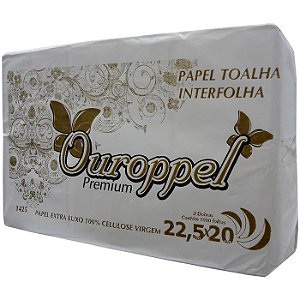 Papel Interfolhas 2D 100% CEL Ouroppel Premium 1.000 folhas
