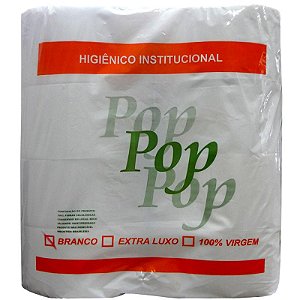 Papel Higiênico Rolão Bco POP c/8un rolos