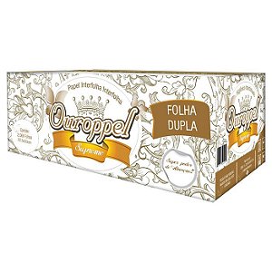 Papel Interfolhas 2D Extra Luxo Folha Dupla Ouroppel Supreme 2.000 folhas