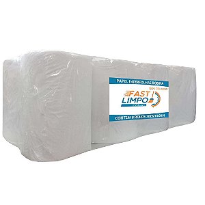 Papel Toalha BOBINA 100% CEL 20cm x 100m Premium (Forte) c/8 rolos
