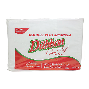 Papel Interfolhas 2D 100% CEL Dubbon 20cmx21cm PCT