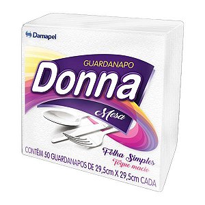 (PACOTE) Papel Guardanapo Donna Grande 50un