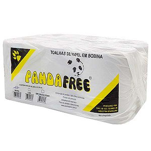 Papel Toalha BOBINA Branca 20cm x 200m Panda c/6 rolos