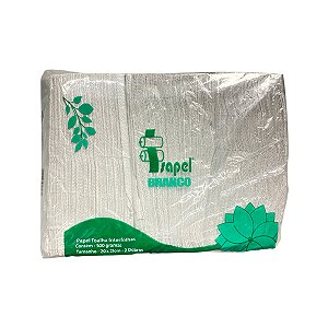 Papel Interfolhas 2D Branco Isapel 20cm x 21cm PCT