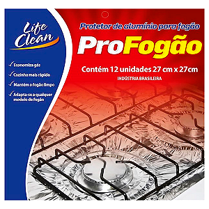 Protetor de Alumínio para Fogão Lifeclean c/12un