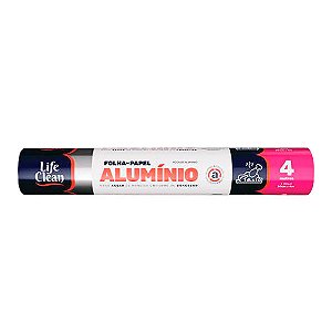 Papel Alumínio 30cmx4m LifeClean 1 Rolo
