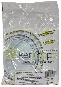 (PACOTE) Prato Descartável Kerocopo PRK-15BC c/10un
