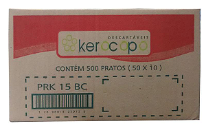 (CAIXA) Prato Descartável Kerocopo PRK-15BC c/500un
