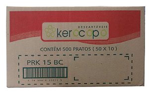 (CAIXA) Prato Descartável Kerocopo PRK-15BC c/500un