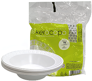 (PACOTE) Prato Descartável Fundo Kerocopo PFK-21BC c/10un