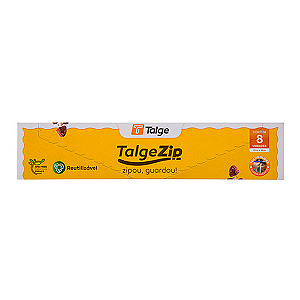 Saco Hermético TalgeZip Slider 27x28cm c/8un