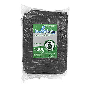 Saco para Lixo Preto 100 litros BL (0,15) REFORÇADO LIMPA FORTE BLUE c/5kg