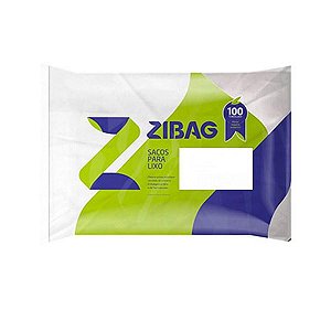 Saco para Lixo Branco 100L ZiBag c/100un