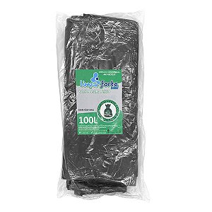 Saco para Lixo Preto 100 litros BL LIMPA FORTE BLUE (0,07) c/5Kg