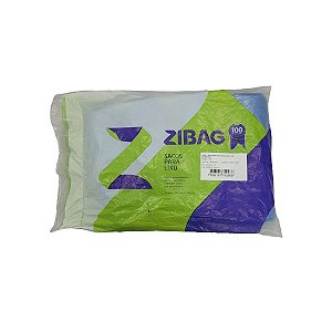 Saco para Lixo Azul 100L ZiBag c/100un