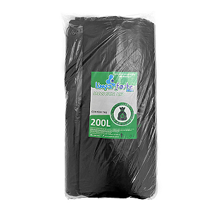 Saco para Lixo Preto 200 litros (0,08) LIMPA FORTE BLUE P7 c/7Kg