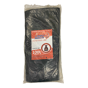 Saco para Lixo Preto 100 litros P3 FASTLIMPO ESPECIAL c/2Kg