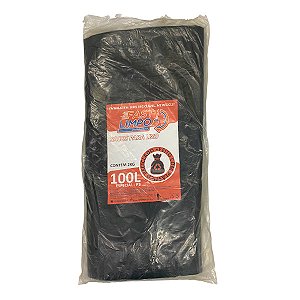 Saco para Lixo Preto 100 litros P3 FASTLIMPO ESPECIAL c/2Kg