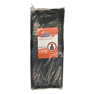 Saco para Lixo Preto 100 litros BL FASTLIMPO c/2,5kg