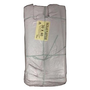 Sacola Plástica Branca 30x40 c/5Kg