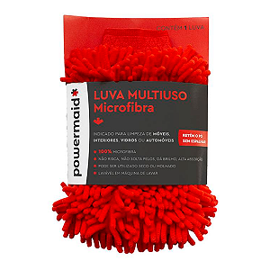 Luva de Microfibra Multiuso Powermaid 1un