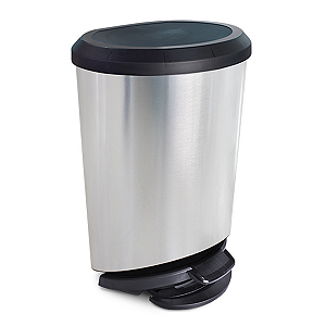 Lixeira de Pedal 20 litros Label Inox Arqplast Ref.: 25776