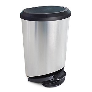 Lixeira de Pedal 20 litros Label Inox Arqplast Ref.: 25776
