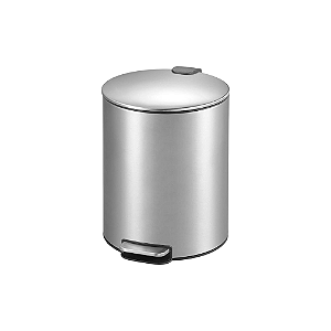 Lixeira de Pedal 3 litros Inox Slim Powermaid 1un