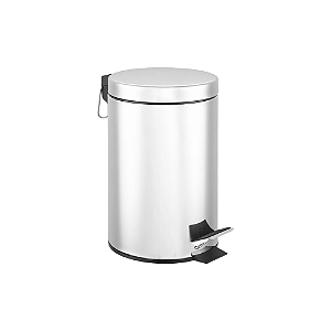 Lixeira de Pedal 3 litros Inox Powermaid 1un