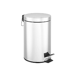 Lixeira de Pedal 5 litros Inox Powermaid 1un
