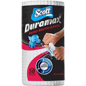 Pano Multiuso Scott Duramax Branco c/58un